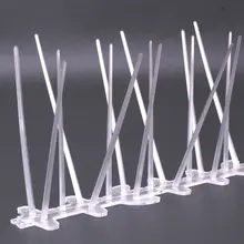 UV Proof Plastic Polycarbonate Bird Spikes,Pigeon Spikes Kit ,Set of 12(12x25cm)