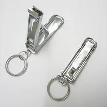 EDC гаджет складной клипер для ногтей Toenail кусачки для ногтей на ногах Ножницы брелок-триммер кольцо для ключей Маникюр Педикюр складной инструмент