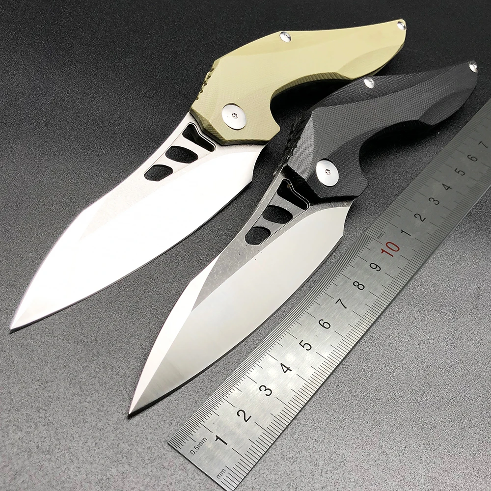 

BMT Camping Tactical Folding Knife D2 Steel Blade G10 Handle Two Colors Outdoor Hunting Knives Camping Survival EDC Tools Knife