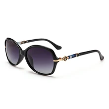 Женские Классические Модные поляризованные солнцезащитные очки для вождения автомобиля hd Vision круглая оправа кошка с винтажными очками клип на