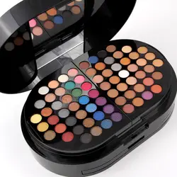 Профессиональный 130 цветов трапециевидная палитра теней Shimmer Eye Shadow матовый макияж комплект женщин Косметика для макияжа Palette мисс Роуз