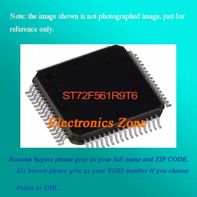ST ST72F561R9T6 8-bit MCU 60K Flash 10-bit ADC LINSCI™ CAN ST72F561 SPI