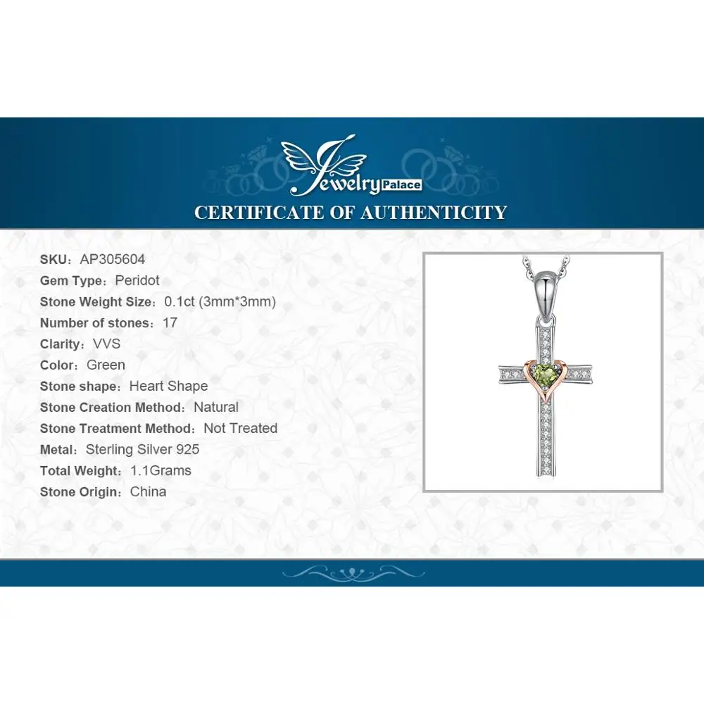 Jдворца крест любовник натуральный кулон из перидота ожерелье 925 стерлингового серебра драгоценный камень колье заявление ожере