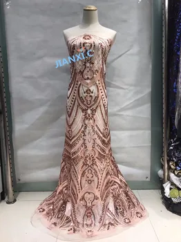

10 colors Nigerian Laces DiuDiu-112824 with sequins High Quality Tulle Mesh French Embroidered Lace fabric