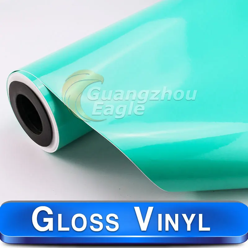2016 New Series Car Vinyl Wrap Glossy Vinyl Lake Blue