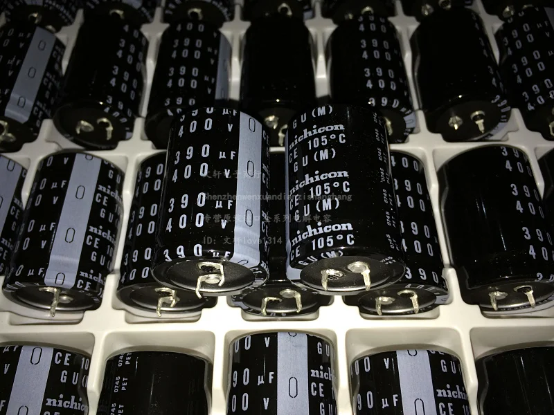 

1pcs Nichicon imports electrolytic capacitors 400v390uf 30*45 GU series 390uf 400v