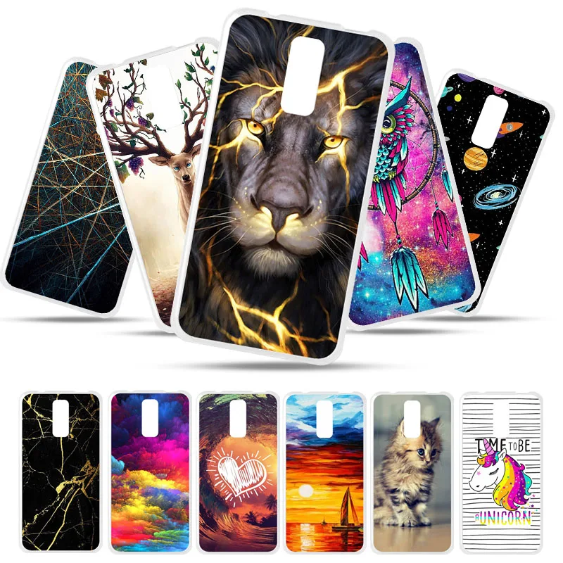 

Bolomboy Painted Case For BQ 5520 Case Silicone Soft TPU Cases For BQ BQ-5520 BQS-5520 Mercury Cover Wildflowers Animal Bags