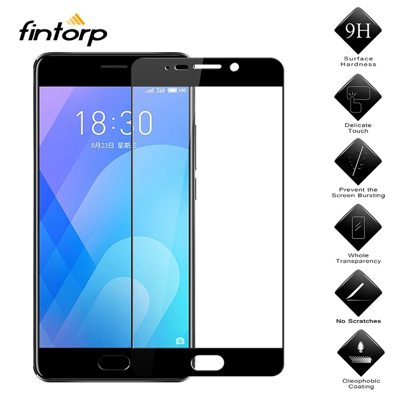 Защитное стекло Fintorp 3D для MEIZU M5S M5 M6 M3 Note MX6 M6S M3X M3E|Защитные стёкла и плёнки| |