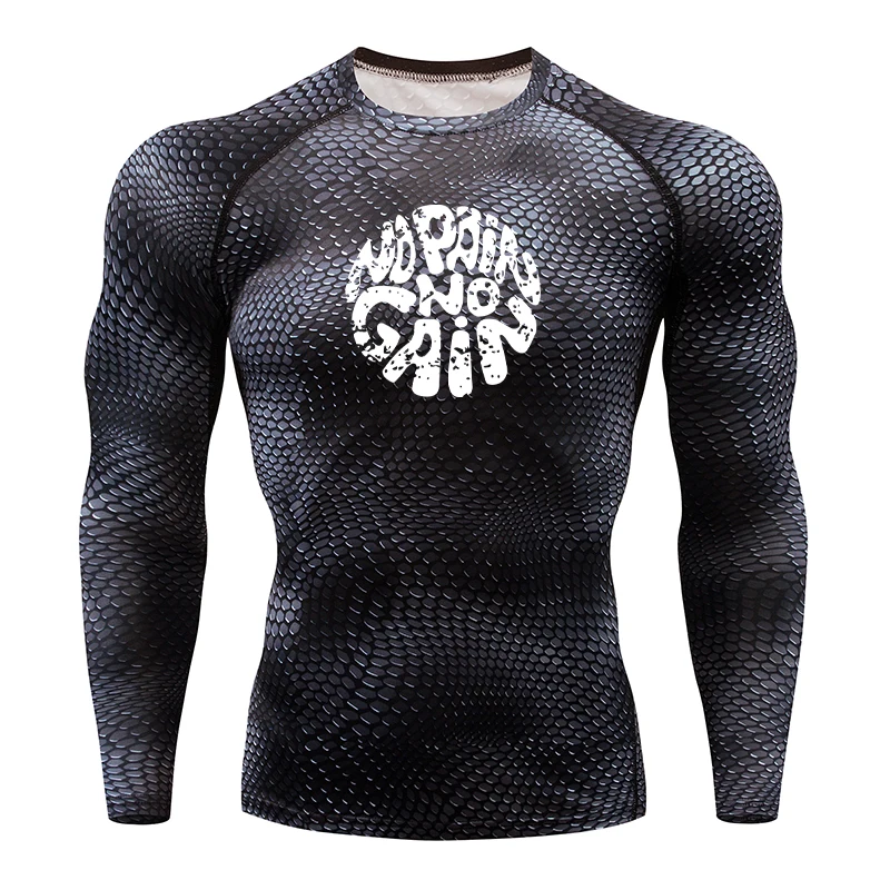 

Men's Long Sleeve Sports T-Shirt Basketball Football Running Suit Tight T-Shirt Quick-drying Fitness Long Sleeve Hot Sale