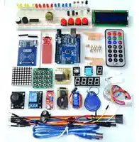 Free Shipping Upgraded Advanced Version Starter Kit the RFID learn Suite Kit LCD 1602 for WAVGAT UNO R3