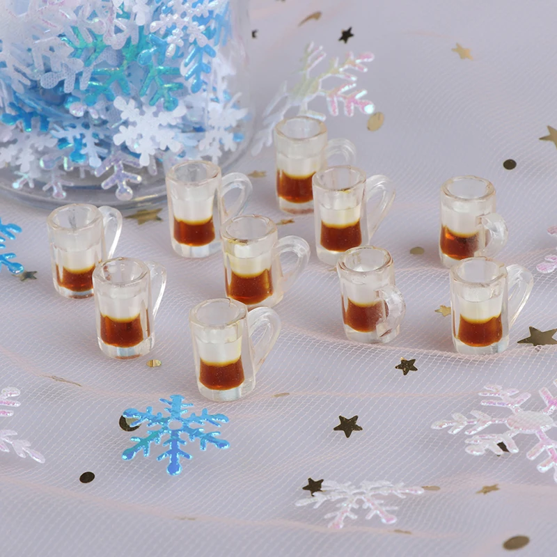 10 шт. чашки для пива/стеклянные бутылки мини мебель аксессуары моделей