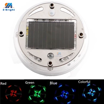 

Car Styling 1 Piece 4 Modes 12Leds Car Covers Solar Energy Power wheels hub light Wheel Center Cap LED Rims Tires For Cars