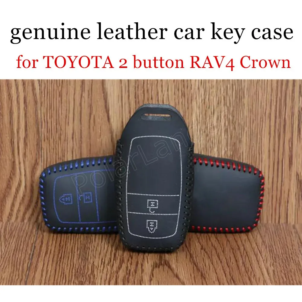 Only Red Premium Quality fit for TOYOTA 2 button RAV4 Crown car key