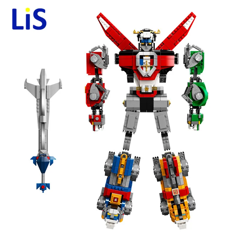 

New Voltron Defender of the Universe fit legoings ideas deformation robot figures Building Blocks Bricks 21311 diy Toy kid gift