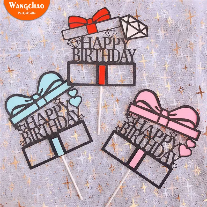 

Happy Birthday Cake Topper Cake Decoration Baby Shower Cake Topper Party Favor Kids Birthday Cupcake Toppers Cake Supplies