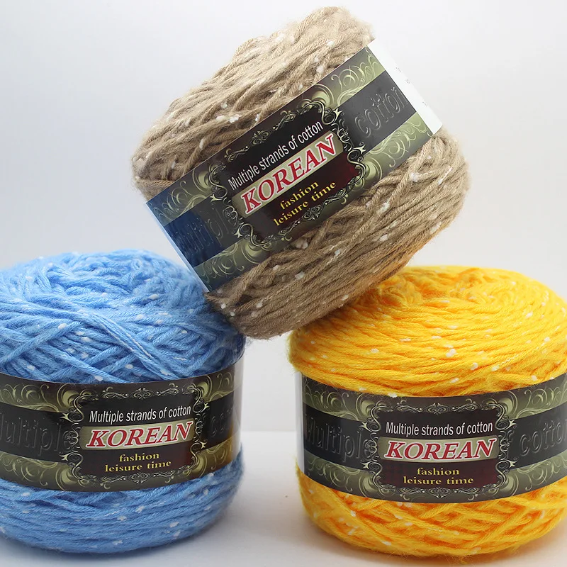 

200g/ball Soft Warm Hand Knitting Thick Yarn Snowflake Pearl Scarf Sweater Weaving Yarn