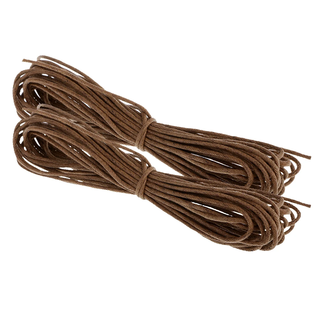 10yd 1.5mm Durable Handmade Leather String Jewelry Making Bracelet DIY Thread Cord for Necklace Bracelet Anklet Craft