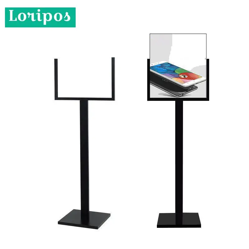 Black Metal Poster Stand For Display Advertising Banner ...