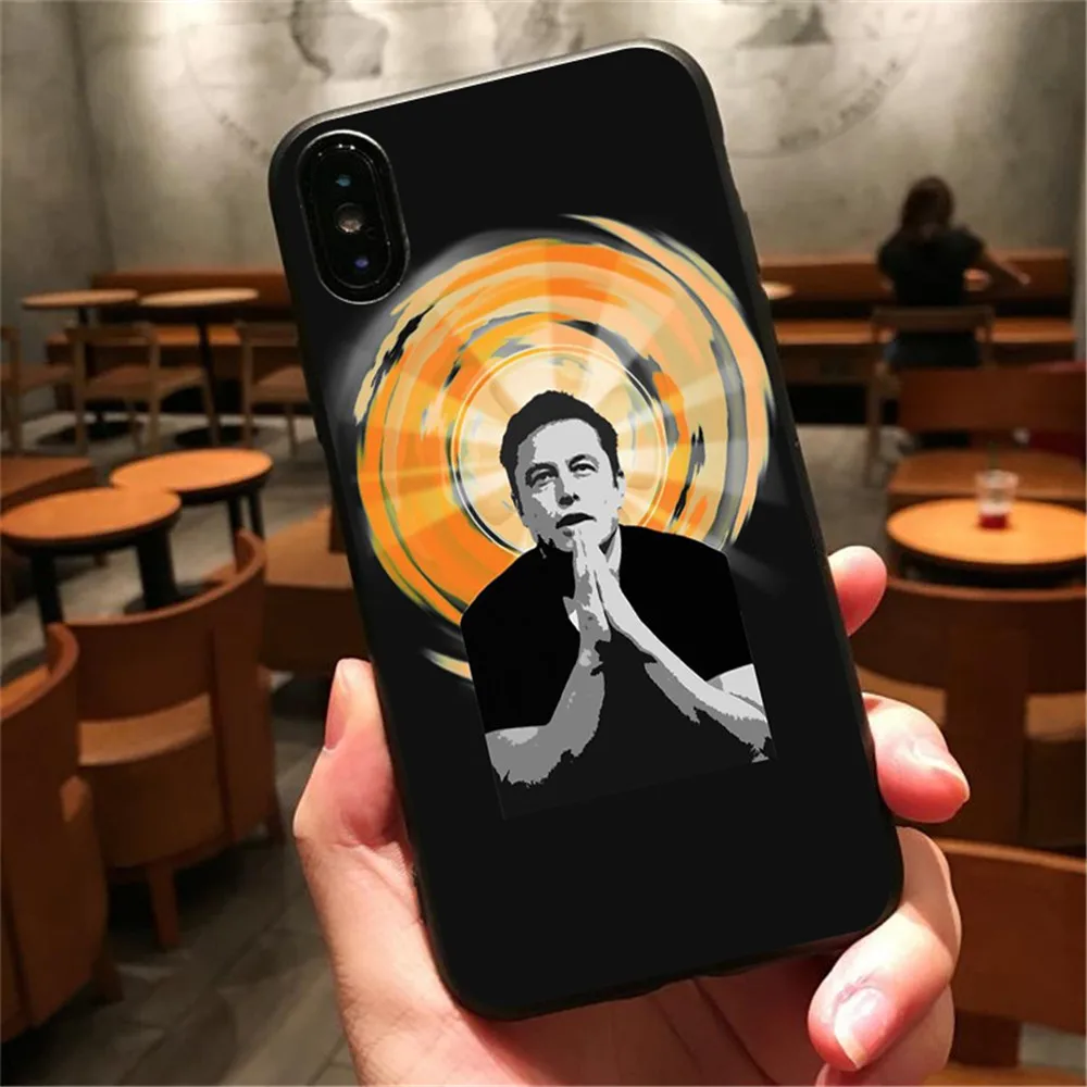 Elon Musk Мягкий силиконовый чехол для телефона iPhone 8 7 6s Plus X XR XS Max 5S samsung s8 s9 plus s 6 7edge s5