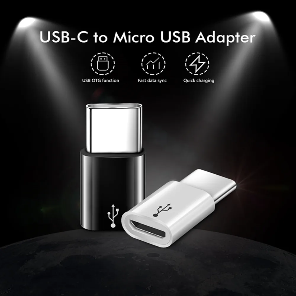 Vmade Micro USB к usb type-C адаптер мужчин и женщин преобразования кабельный разъем для huawei P20 type-C адаптер мобильных телефонов