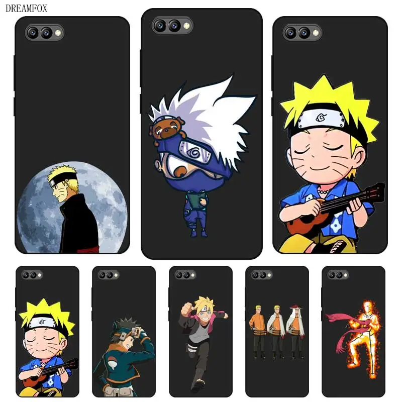 N356 Naruto Hot Black Silicone Case Cover For Huawei Honor 8C 8X 9 10 20i V10 V20 Note10 Max Lite Magic2 |