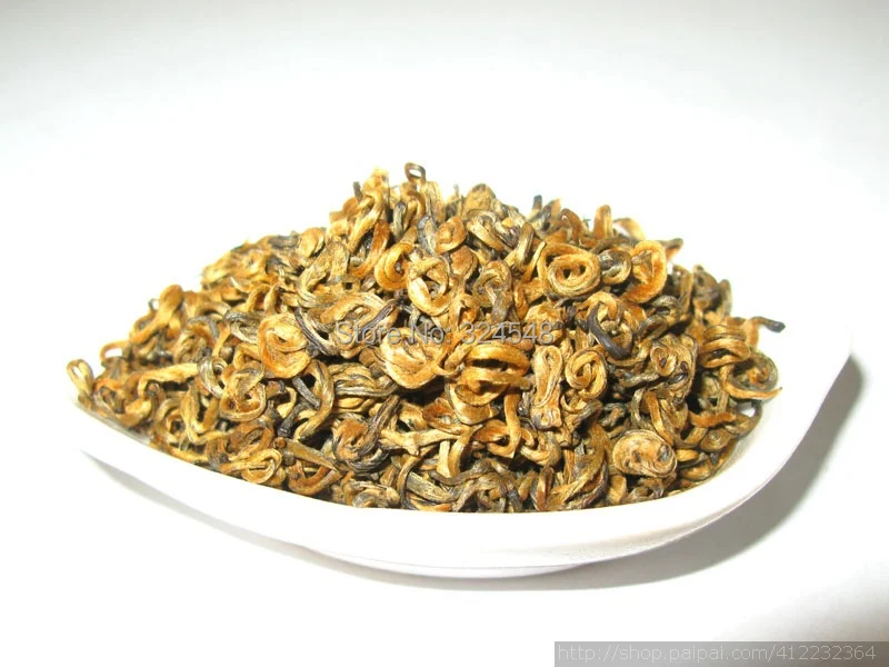 

1000g jinjunmei Dian Hong black tea,Top Quality curly golden eyebrow Jin Jun mei Yunnan Black Tea,Free Shipping