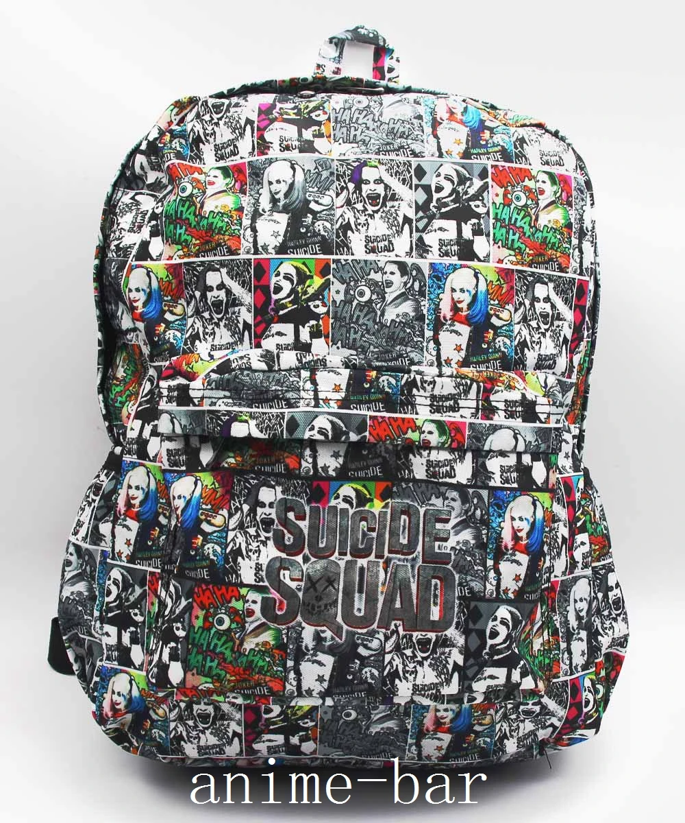 Suicide Squad Harley Quinn Laptop Backpack Hot DC Comics Batman Full