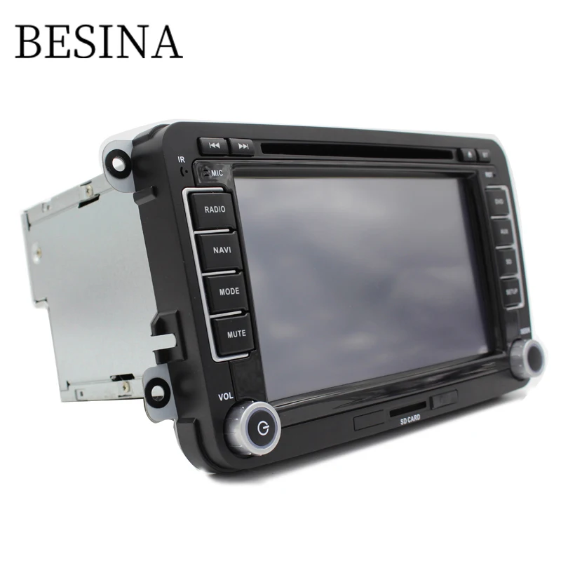 Besina 7 дюймов 2 din Автомобильный dvd плеер для Volkswagen VW Passat POLO GOLF Skoda Seat Leon gps навигация