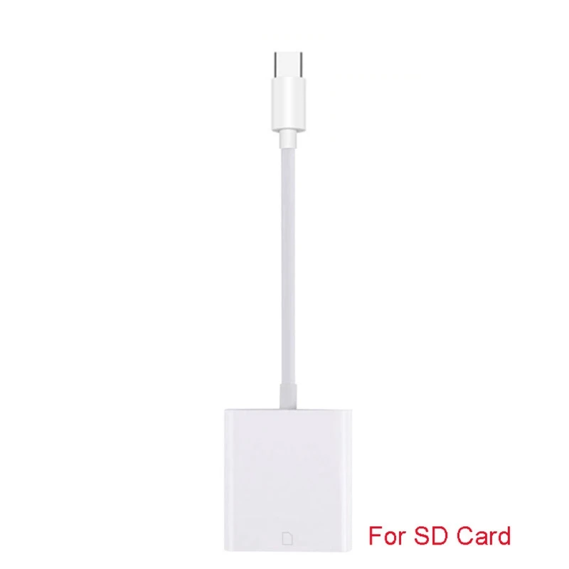 

USB 3.1 Type C To SD Card Reader OTG Cable For Samsung LG Android Phone Tablet
