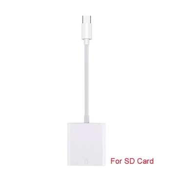 

USB 3.1 Type C To SD Card Reader OTG Cable For Samsung LG Android Phone Tablet