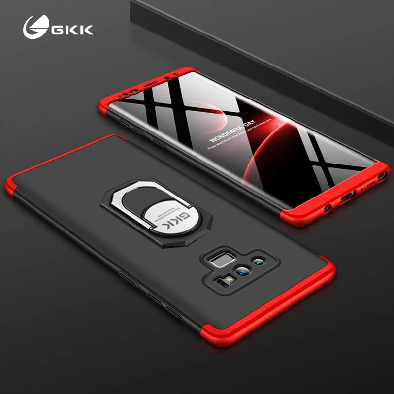 

9 colour Case For Samsung Galaxy Note 9 Cover Luxury Full Protective Ring Magnetism Shockproof Shell sFor Samsung Note 8 Coque