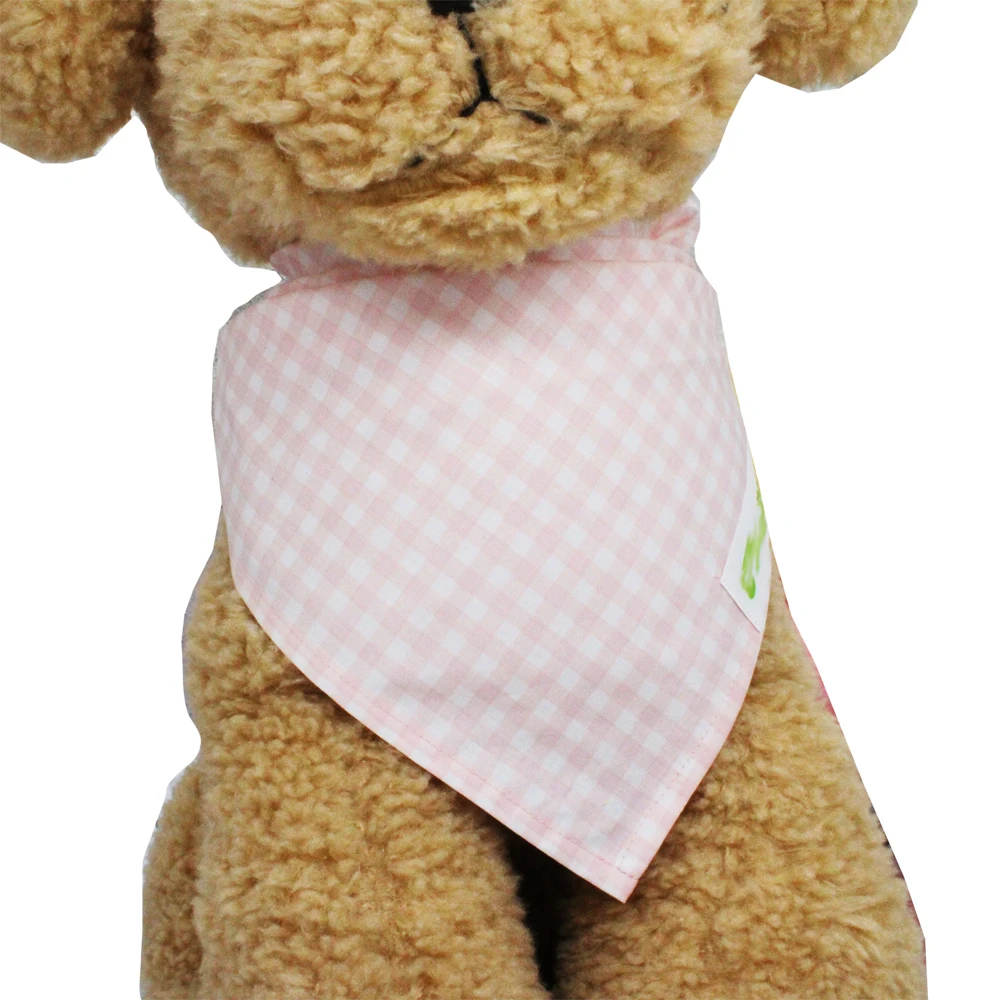 Adjustable Dog Triangular Scarf Pet Bandana Dog Bib Neckerchief Cute