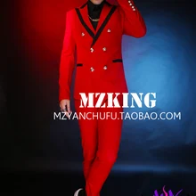 S-5XL! мужская Тонкая Новая мода DJ двубортный костюм певица костюмы формальное платье плюс размер одежда для мужчин