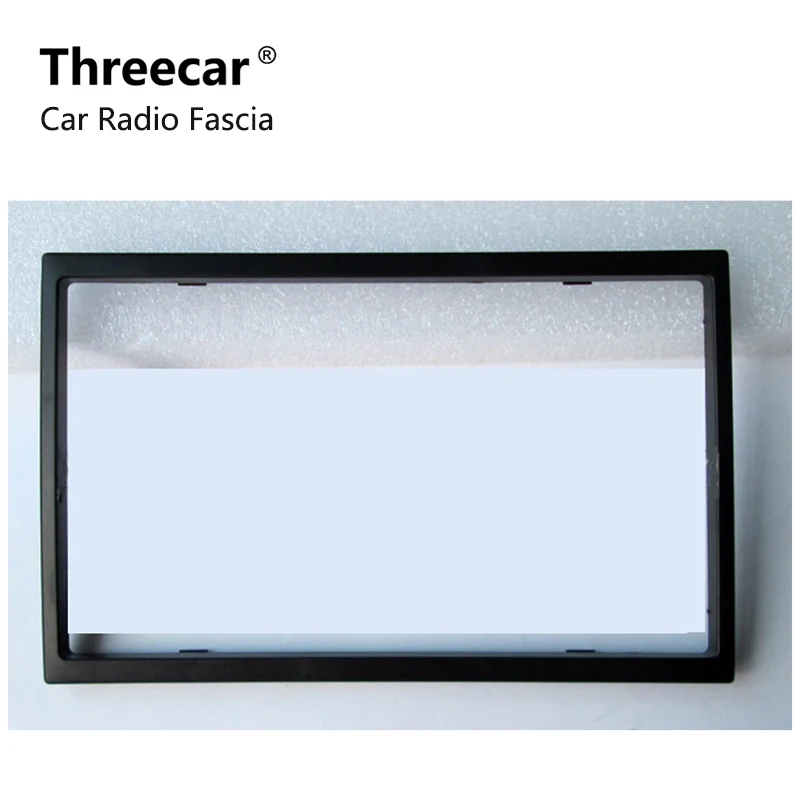 

New 2 din Car Radio Fascia with Metal Stent Auto Stereo Trim Kit for Car Radio 7018B.7010B.7012B.7023D.7010G.7018G .7031TM.8702