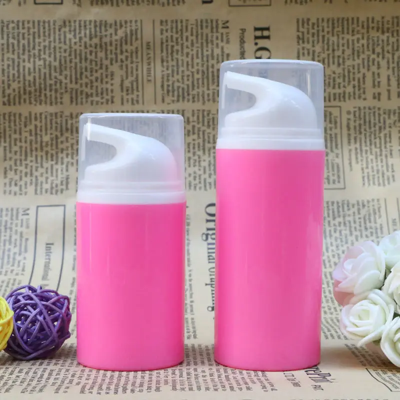 Download 50ml 80ml Rose Plastic Airless Bottles Empty Cosmetic ...