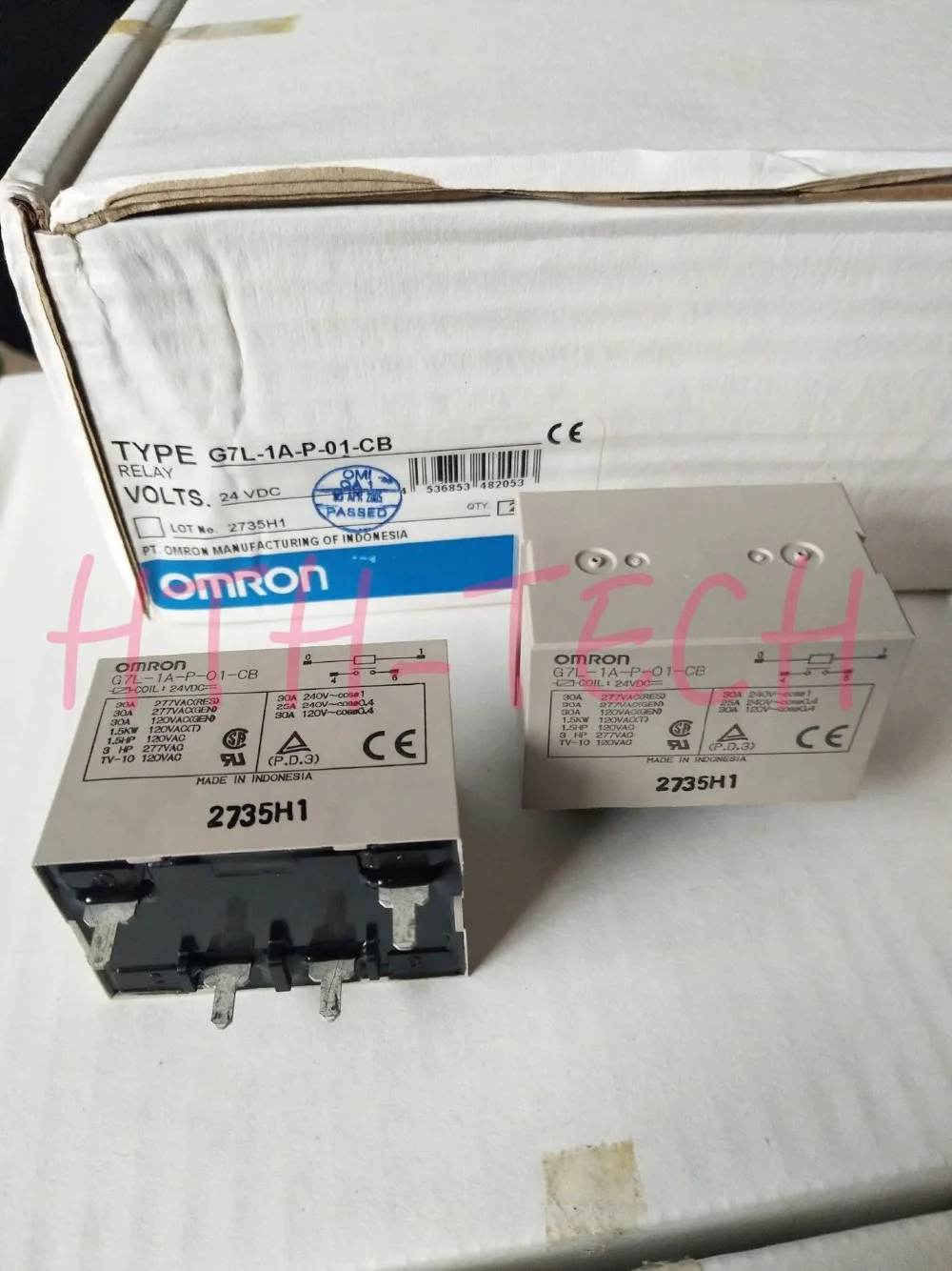 G7L-1A-P-01-CB 24VDC G7L-1A-TUB-200/240VAC реле питания 30A 277VAC 4 контакта | Обустройство дома
