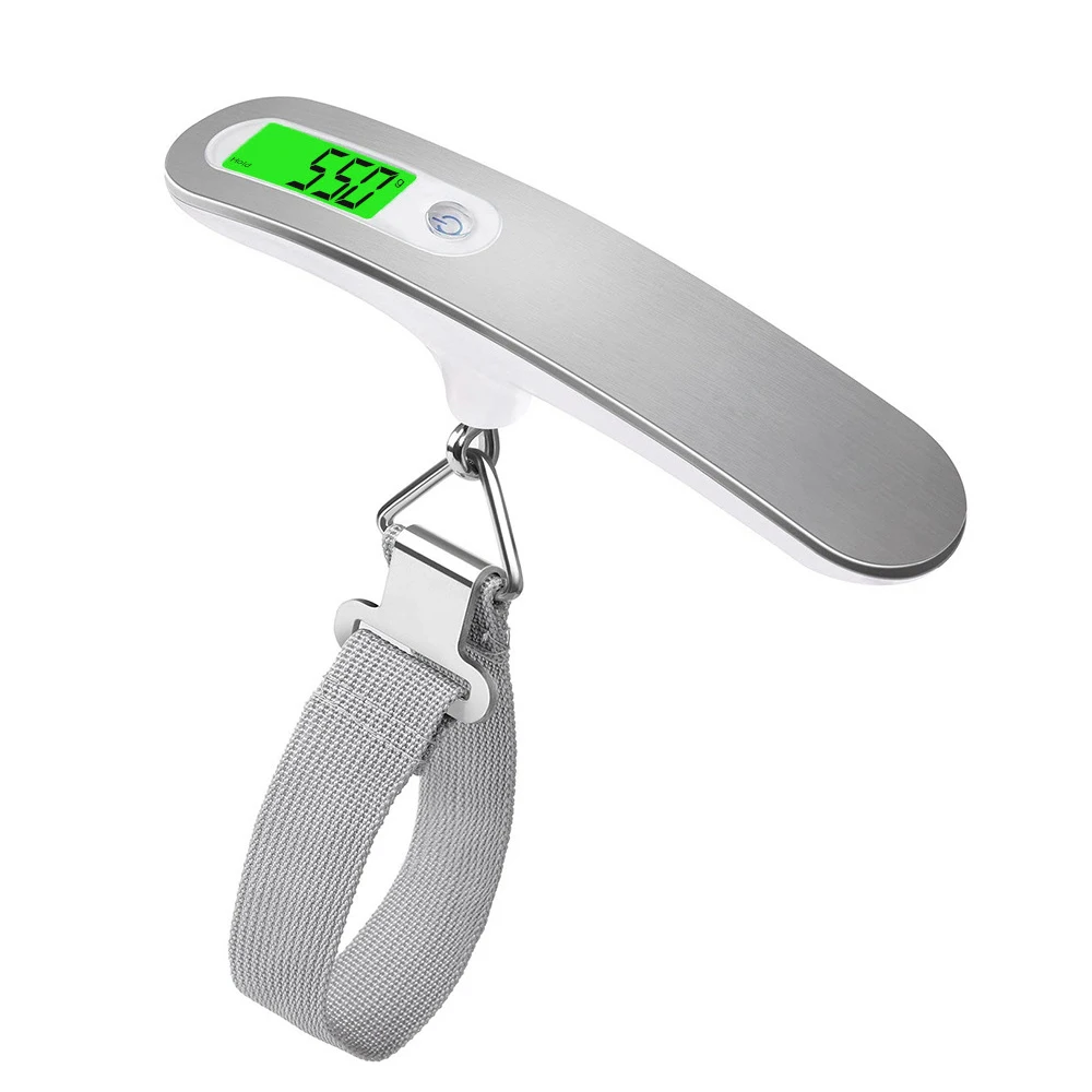 50kg x 10g Digital Luggage Scale with Back Light Electronic Scale Weight Balance suitcase Travel Hanging Steelyard Hook scale