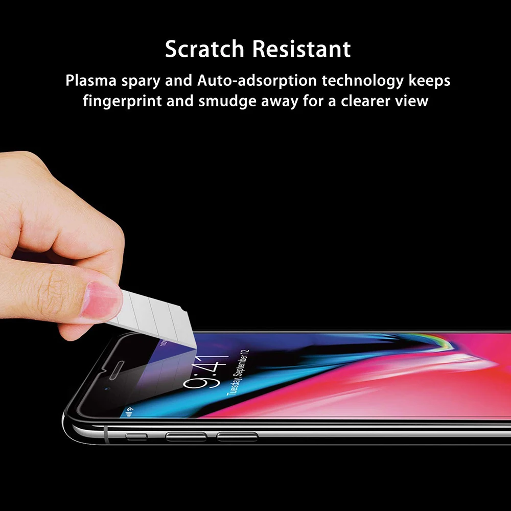 Ascromy 3pcs Screen Protector For Iphone 8 Plus Temperes Glass Protection Film For Iphone 7 6 6s Plus XS MAX XR Screenprotector (11)