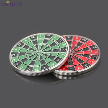 

Red Green Commemorative Coin Popular Gift Dart Target Art Collection Souvenir