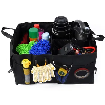 

LCRTDS Car Trunk Organizer Eco-Friendly Super Strong & Durable Collapsible Cargo Storage Box For Auto Trucks SUV Trunk Box / Box