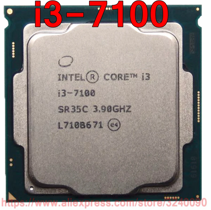 

NEW ! Original Intel CPU Core 7 series i3-7100 Processor i3 7100 3.90GHz 3M Dual-Core Socket 1151 free shipping speedy ship out