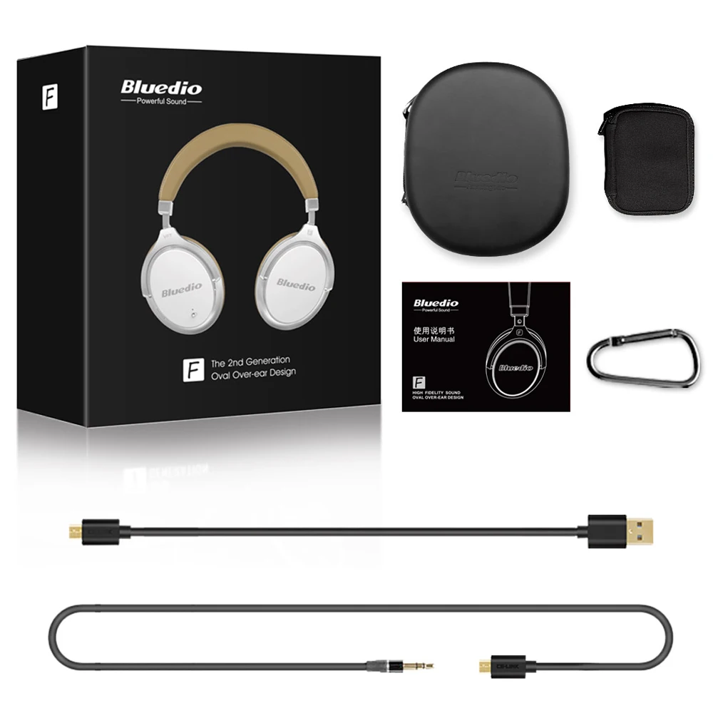 Bluedio F2 наушников оголовье Беспроводной Bluetooth наушники активного Шум отмена