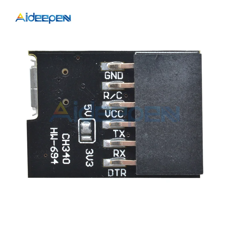 Для WEMOS CH340G CH340 Breakout 5V 3 V Micro USB к последовательному модульному бортовому