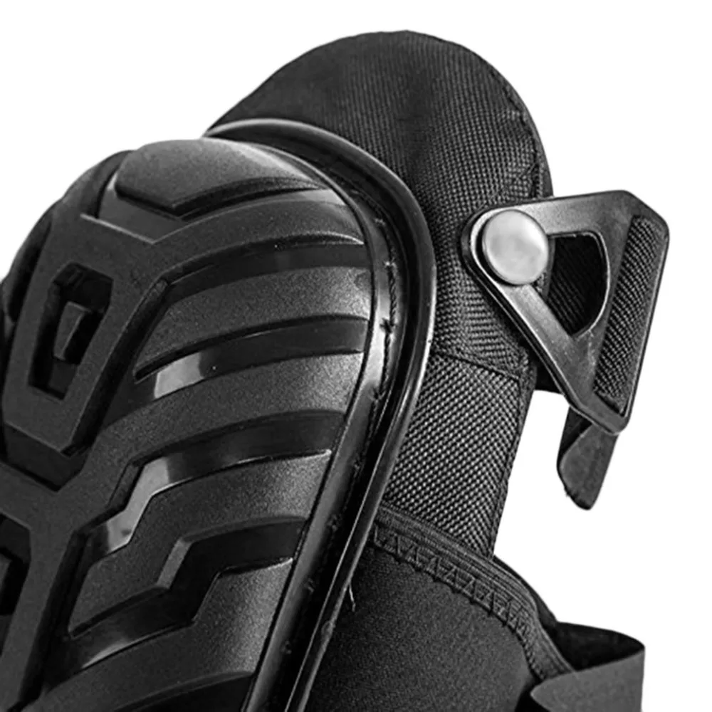 1 пара Adjus мотоциклетные наколенники с ремнями безопасная EVA Гелевая подушка ПВХ оболочка для защиты колена наколенники для работы