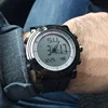 SINOBI Digital Sports Watch Men Chronograph Men's Wrist Watches Waterproof Black Watchband Male Military Geneva Quartz Clock ► Photo 1/6