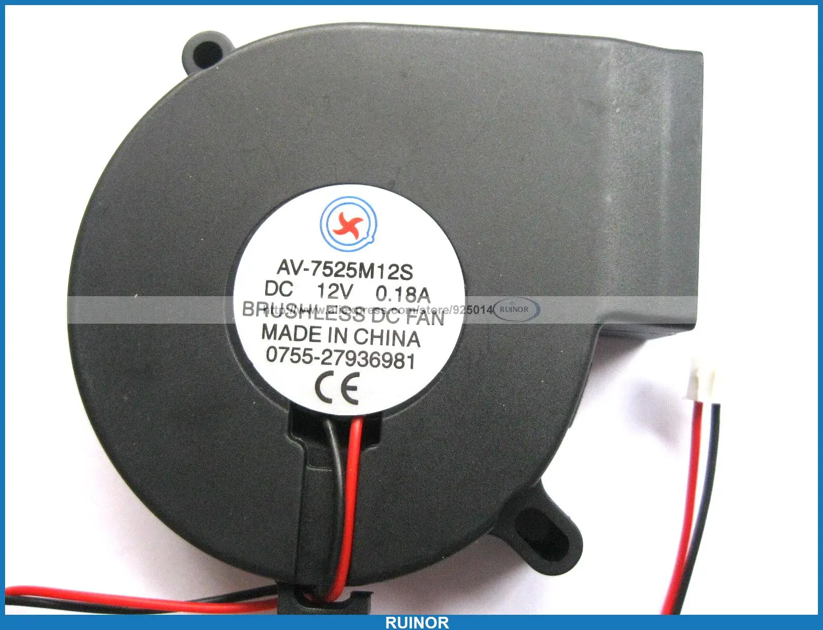 Бесщеточный вентилятор постоянного тока 7525s 12 В 7525 мм 1 шт.|fan blower 12v|fan blowerblower 12v |