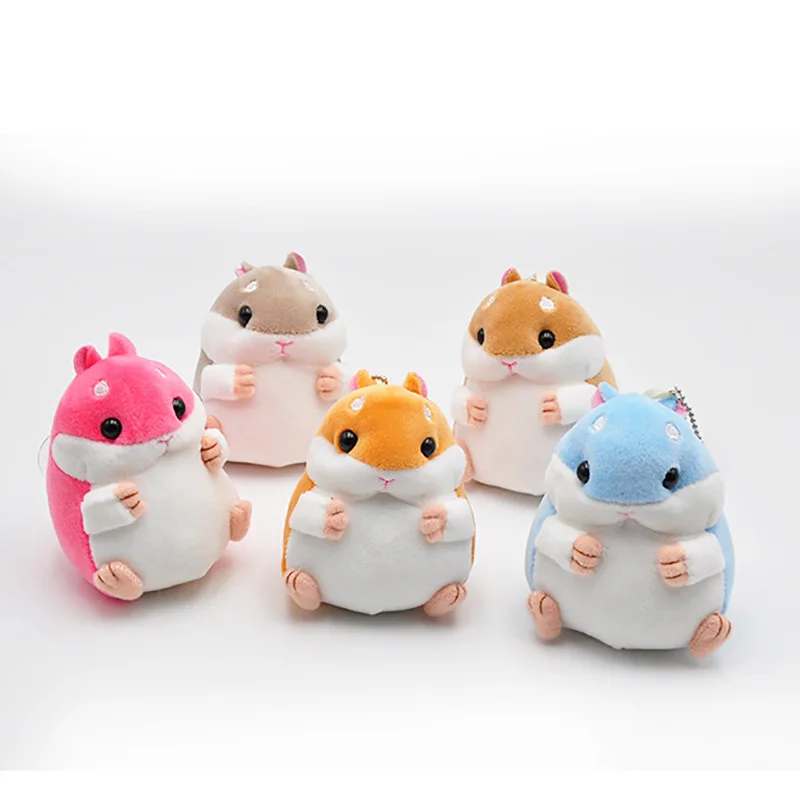 

Cute Hamster Plush Toy 8 cm Small Size Dolls For Children High Quality Soft Cotton Baby Brinquedos Animals For Gift