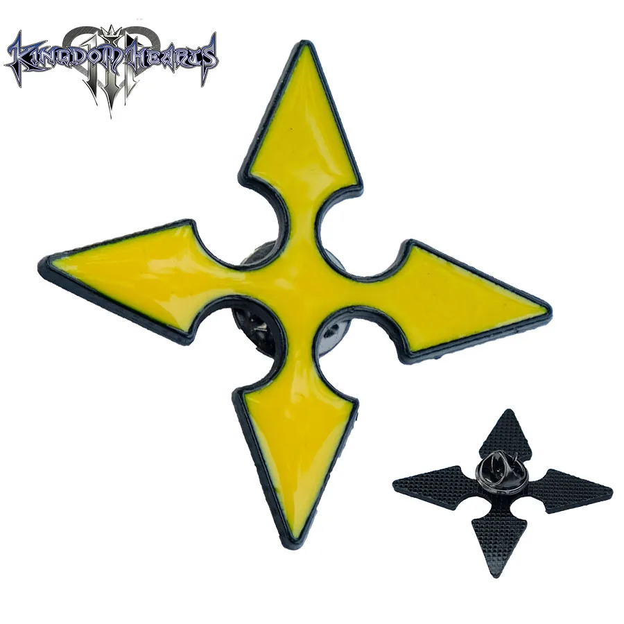

Kingdom Hearts Roxas's Cross Pin Brooch for Clothes backpack badges Sora zinc alloy collar pin cosplay collection gift