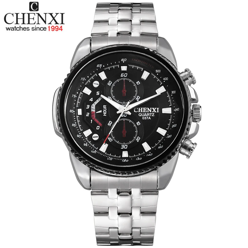 

Top Sale ! Chenxi Brand Men Sports Watches Full Steel Fashion Wristwatches Reloj Relojes Casual Watch