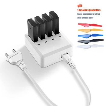 

Tello Charger 4in1 Multi Battery Charging Hub for Tello EDU 1100mAh Drone Intelligent Flight Battery Quick Charging US/EU Plug